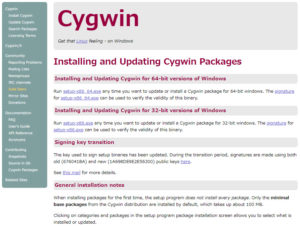 Windows に Cygwin をセットアップする入門編 - ネーテルス